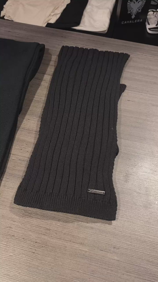 Cachecol Tricot Enzo Milano Preto Liso