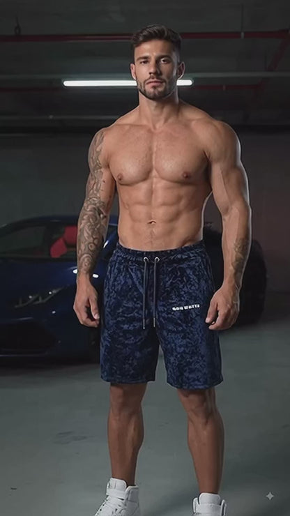 Bermuda Mahe Skinny Holografic Marinho