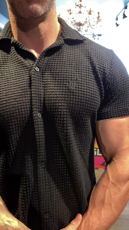 Camisa Santorini Tricot - Black