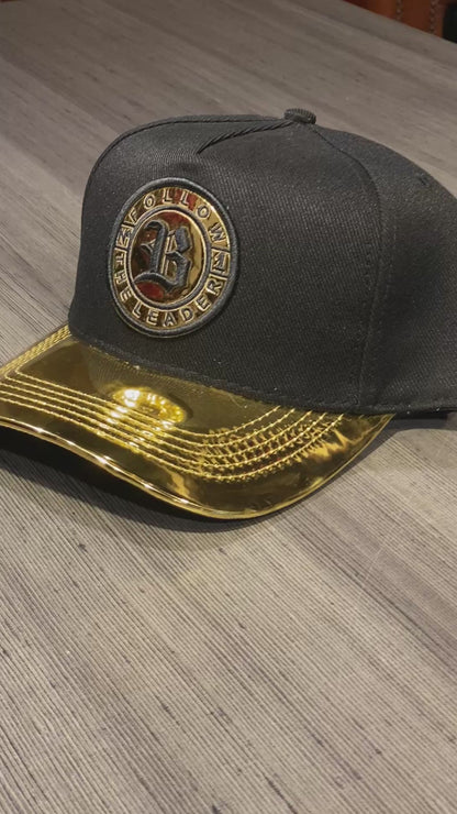 Boné Snapback Preto Follow Reflex Gold