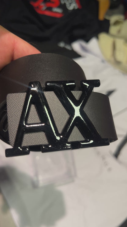 Cinto em Couro AX Black