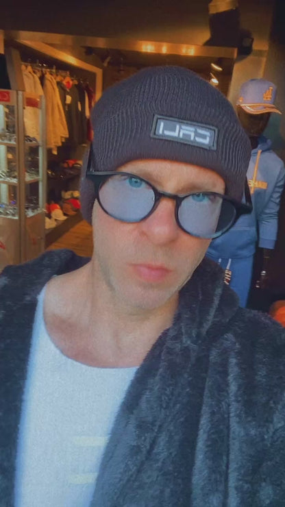 Gorro Canelado com Dobra Cali Black