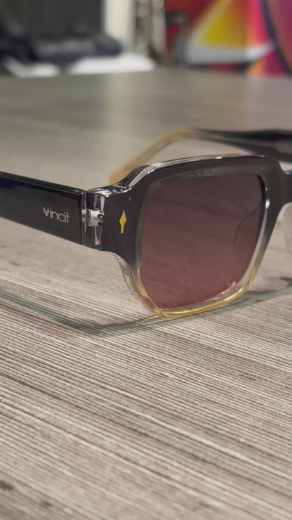 Óculos de Sol Vincit Underground Gold Black