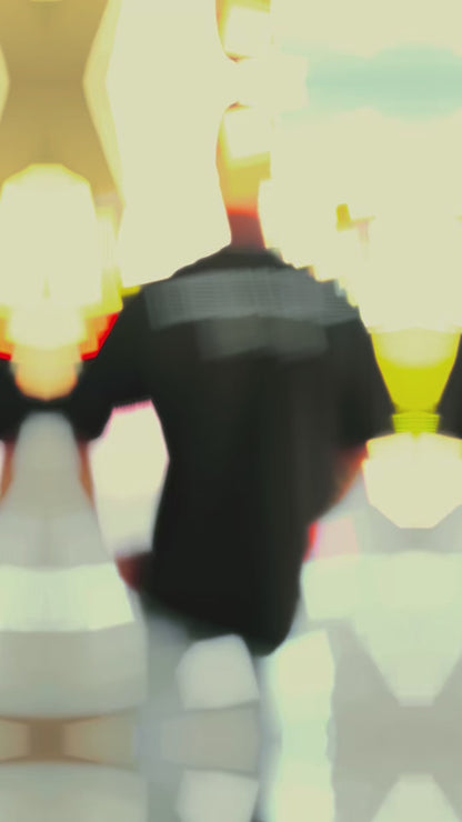 Camiseta Oversized LV Minimalism Black