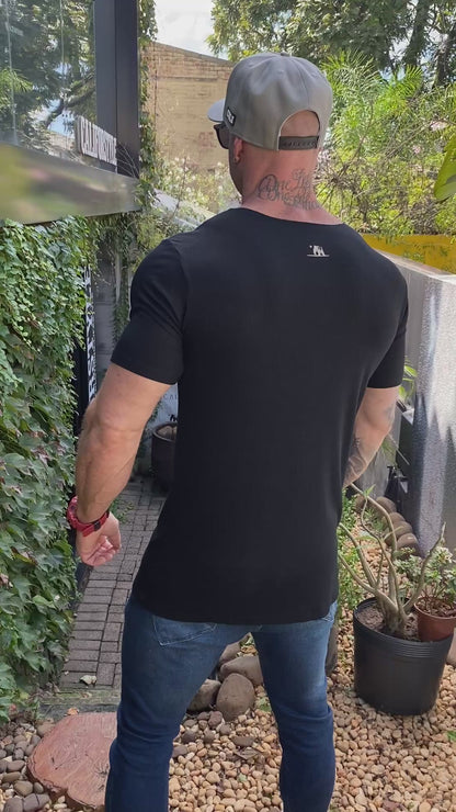 Camiseta Cali Canelada Black Off
