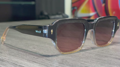 Óculos de Sol Vincit Underground Gold Black