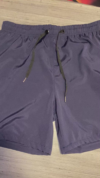 Shorts Praia- Marinho-Secagem rápida